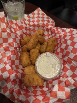 Mac and cheese bites