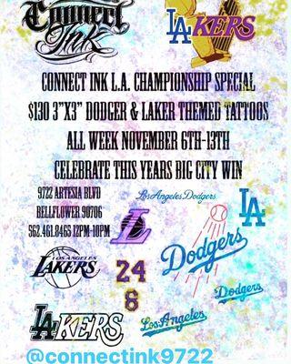 Championship Lakers and Dodgers special