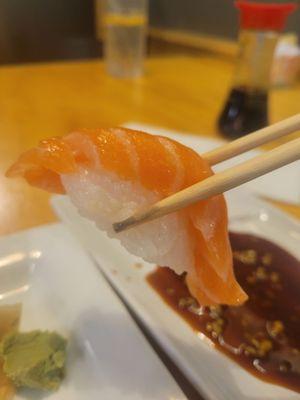 Salmon sushi....so goooood!!