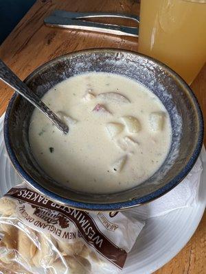 Clam chowder