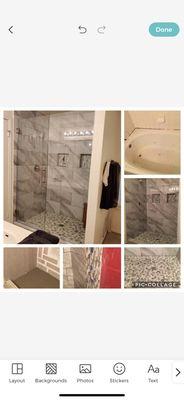 Master bathroom remodel