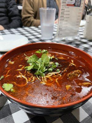 braised beef noodle soup