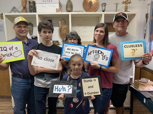 A family who came close to finding the treasure of the Lost Shaman.