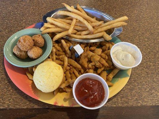 Clam Strip Entree with Two Sides