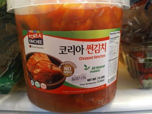 Kimchi $20 a large tub