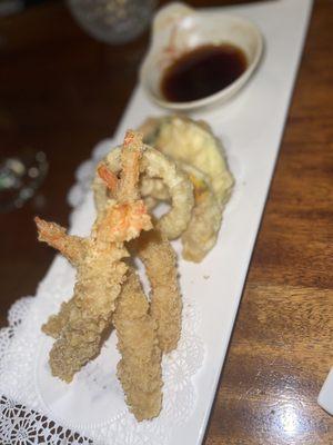 Shrimp Tempura and Vegetables