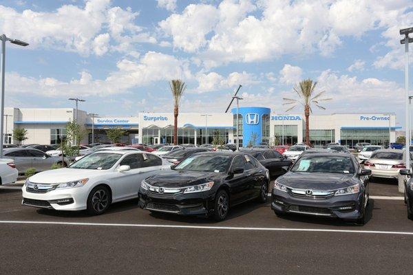 Come see our large Honda inventory at Surprise Honda.