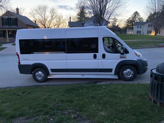 The van they put 15 people in.