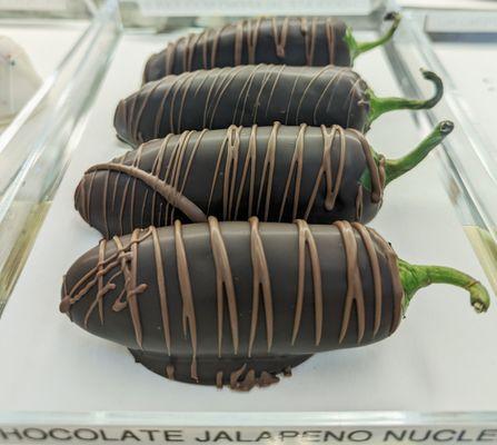 If you can dip strawberries in chocolate, why not jalapenos?