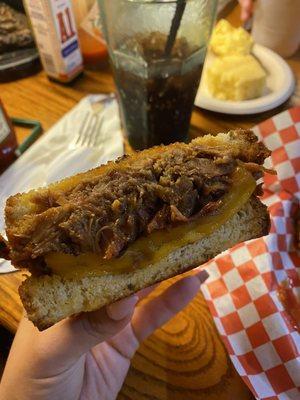 Pulled pork sandwich