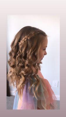 Waterfall braid and soft waves!!