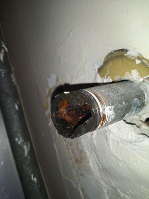 Dont let your pipes reach this point can be costly we were able to save this customer thousands!