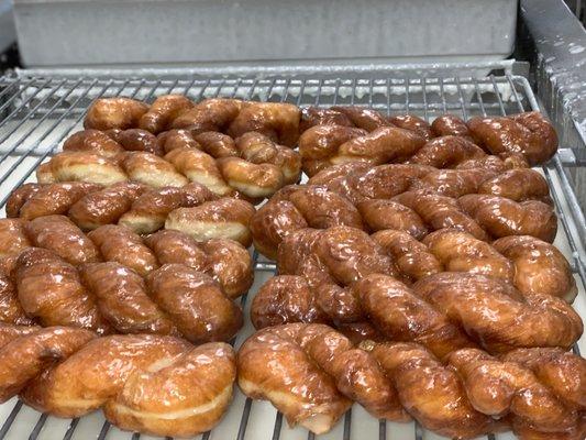 Delicious Glazed Cinnamon Twist!