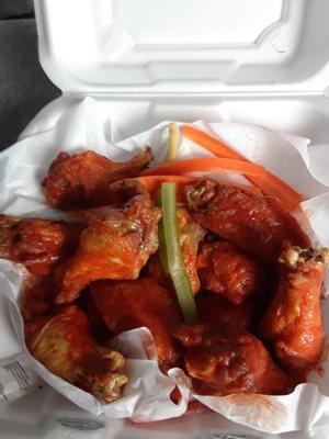 12 Pc Hot wing/Spicy.