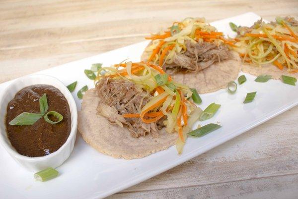 Moo Shu Pork Tacos (3 Tacos) AIP