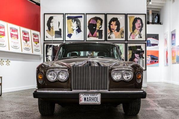 Andy Warhol's 1974 Rolls Royce.