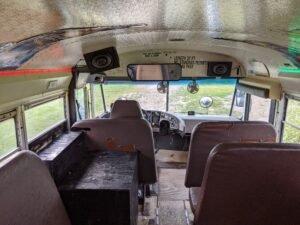 Black Party Bus Interior