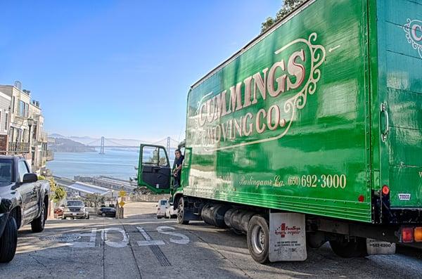 Cummings Moving Company has been moving San Francisco & Peninsula clients since 1969 - 85% of our business is Word of Mouth!