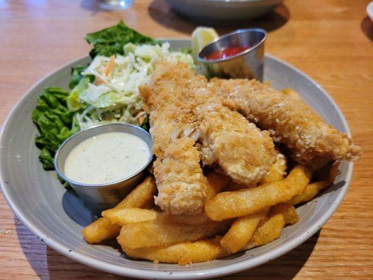 Fish and chips (cod)