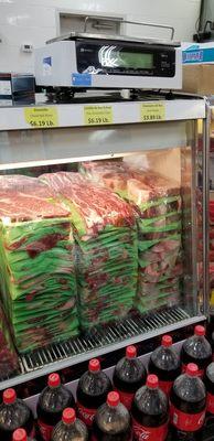 Stacks of fresh meat make me happy