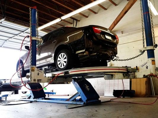 Chisum Frame Rack for Auto Body Frame Repair at East Valley Collision in Mesa, AZ