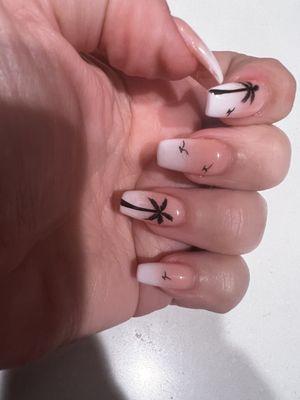 Vacation nail art