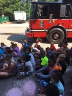 Summer Camp Fun with the Irmo Fire Department