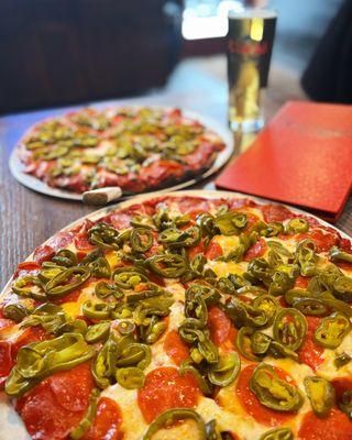 Jalapeño pizza