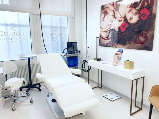 Treatment room Hydrafacial