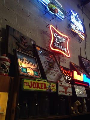 Neon signs and other signs