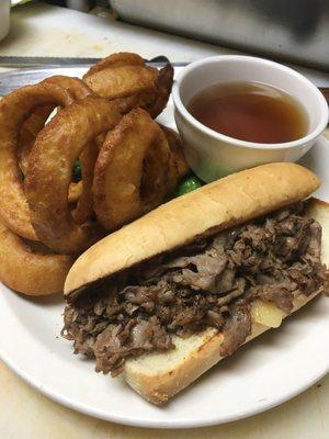 French Dip with Onions