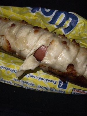 Wetzels Cheese Dog very raw