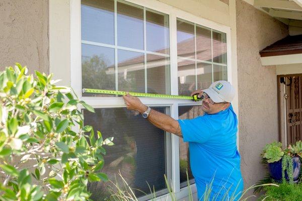 measuring windows