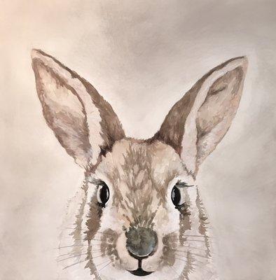 Rabbit painting