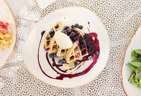 Blueberry Waffles