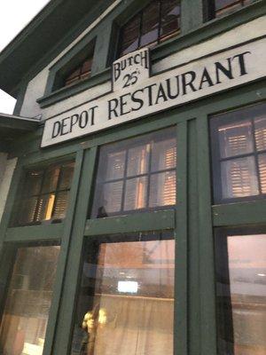 Entrance to the restaurant