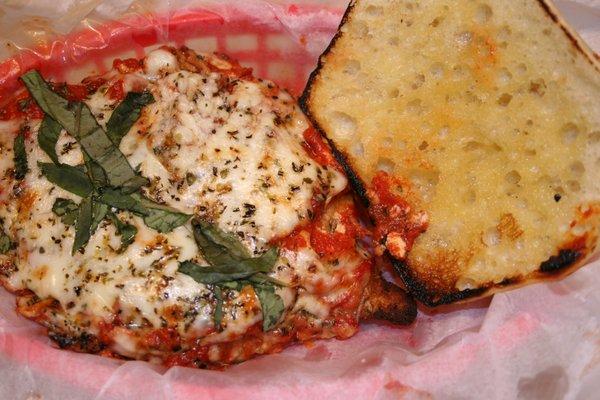 Payton's right. Chicken Parm ... You taste so good.