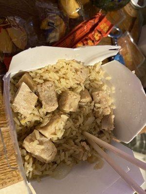 Mock Chicken Fried Rice