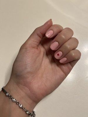 Valentine's Day nails