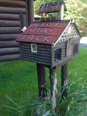 Interesting mailbox for this old place