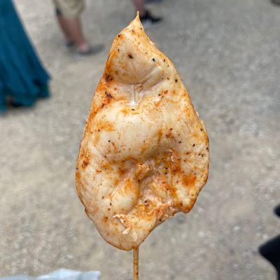 Grilled Chicken on a stick