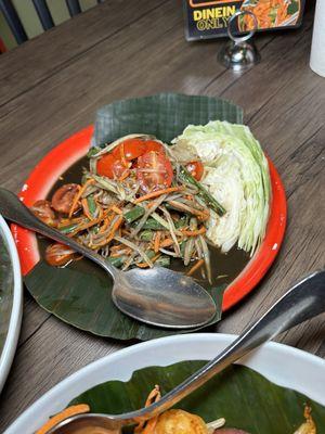 Fresh Green Papaya Salad