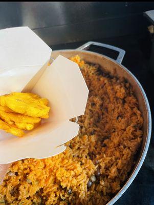 Rice & tostones