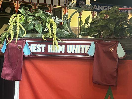 West Ham United display