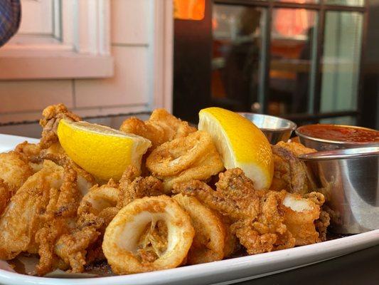 Crispy Rosey island calamari