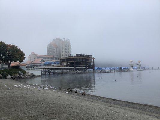 The beautiful Coeur d Alene resort and beach, downtown Coeur d Alene.