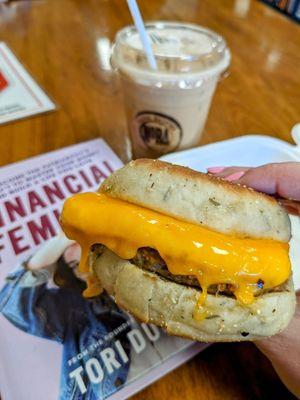 S'mores latte + Michaels English muffins breakfast sandwich - lifewithhanny