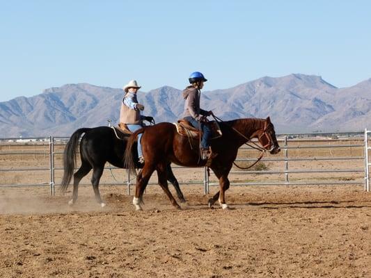 Student and Instructor during lesson