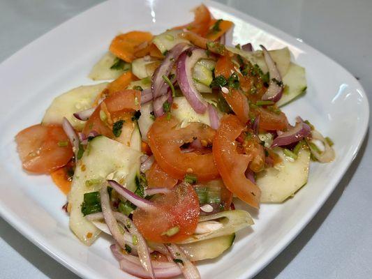 Spicy Cucumber Salad @ColumbusFoodDude