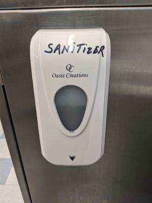 Hand Sanitizer provided